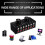 6 Input 1 Output Switcher Audio Source Selector Switcher RCA Audio i Signal Selector  med Volymjustering och Manuell 7