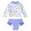 Ensemble de maillot de bain Rashguard à manches-Violet 4T 1