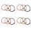 12 Sets Guitar Strings Replacement Steel String for Acoustic Guitar (4 Brass Set, 4 Copper Set and 4 Multicolor Set) 1