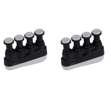 2X Tragbare Finger Stärker Spannung Einstellbarer Hand Griff ÜBungs Finger Trainings Werkzeug für Gitarre, Klavier