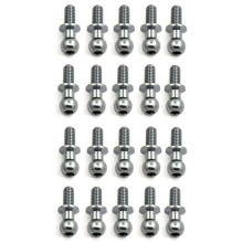 20Pcs M3 Metal Hex Screws for TT01 TT02 Sakura D5 1/10 RC Drift Car Spare Parts Universal,Silver