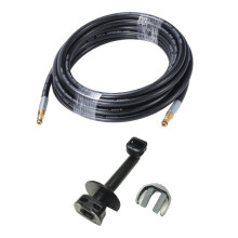 6M High Pressure Washer Sewer Drain Hose for   K3 High Pressure Cleaner Elbow Outlet Pipe with Clamp