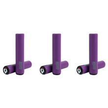 6X ODI MTB Fietsgreep Siliconen Handvatten Schokabsorberend Zacht Mountainbikegreep Fietsaccessoires Paars