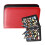 Multipurpose 9 Section Entertainment Item Storage For-Red 1