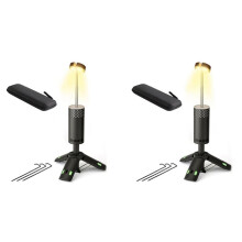 2X Outdoor Telescopic Camping Light 10000mAh Portable LED Work Light Magnet Tripod Base Tent Telescoping Camping Lantern