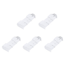 5X 1:8 Buggy RC Cars RC PláStico Nylon Tail Wing para Escala 1/8 Nitro EléTrica Alimentado Off Road BuggyTruck Remoto, Branco