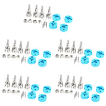 20x Wheel Conversion Set Axle & 12Mm Hex Dive Hub Turn 1/10 Road for 1/18 A959 A969 A979 A959B A969-B