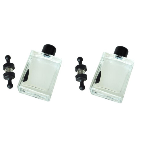 2Piece Puzzle Ferrofluid Affichage Magnetique / Bouteille D'Exposition de Ferrofluid