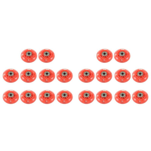 10 Paar 8Mm Dia 608ZZ Lager Inline Roller Skating Skate Rad Rot