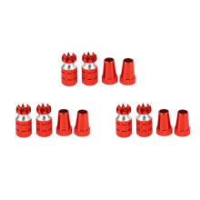 3X Aluminium TéLéCommande ÉMetteur BâTon ContrôLeur des ExtréMitéS Thumb Rocker Filetage M3 pour TX Futaba / FrSky / pour DX6I DX7S DX8 DX9