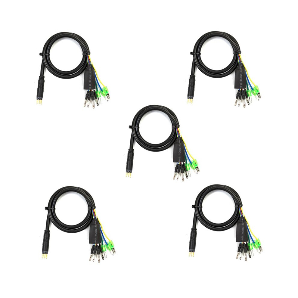 5Pcs 60Cm E-Bike 9Pin Motor Convert Extension Cable Cord Waterproof Connector For Bafang Front Rear Wheel Hub Motors 6034021412843