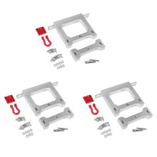 3X Mise une Niveau de Faisceau MéTallique + PièCe de Pare-Chocs ArrièRe pour Camion WPL B14 B24 B36 C14 C24 1/16 RC