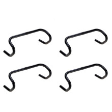 4X Road Bike Bent Handlebar Aluminum Alloy Bike Rest Handlebar 25.4X420mm Road Bike Handlebar