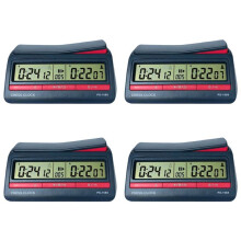 4X Professional Advanced Chess Digital Timer Schachuhr Count  Down Brettspieluhr PS-1688
