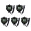 5X Digital Sports Stopwatch, 10Lap /Split Memory Stopwatch Count Down Timer, Large Display Waterproof 12/24 Hour Clock 1