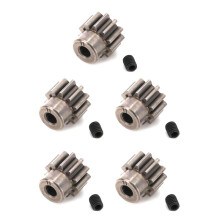 5X Metal Motor Gear Pinion Gear 32P 11T 3.175Mm 6747 for Rustler 4X4 TRX4 6X6 TRX6 RC Car Parts