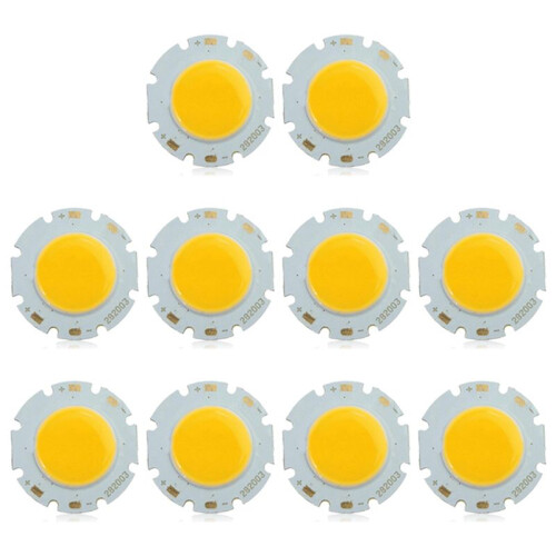 10X 3W COB High Power Super Bright Light Lamp Bead LED Chip Warm White Light 1