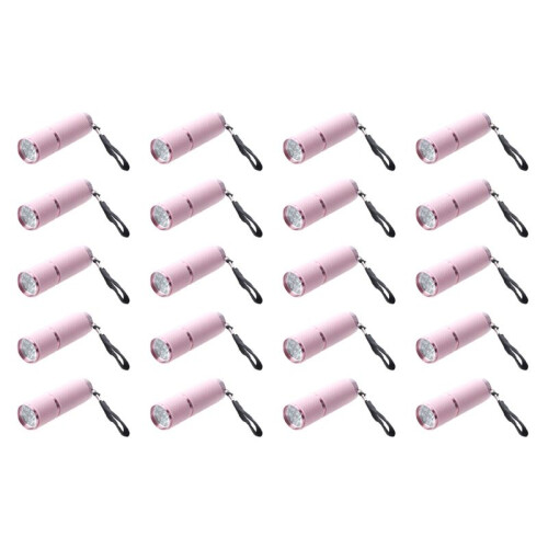 20X Outdoor   Rubber Coated 9-LED Flashlight Torch