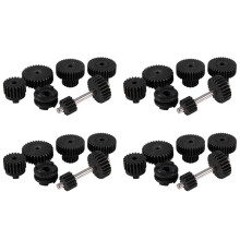 4 Set Metal Gears with 370 Motor for WPL Speed Change Gear Box for B1 B24 B16 B36 C24 1/16 4WD 6WD Rc Car,B