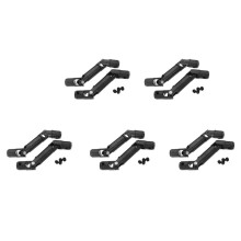 10 StüCke Upgrade Metall Antriebs Welle für WPL HengLong 1/16 RC Auto Teile Crawler Truck, Schwarz