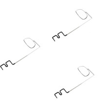 3X Bike Bicycle Cycling Riding Mirror Helmet Mount Rearview Rear View Eyeglass