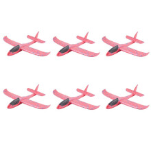 6Pcs EPP Foam Hand Throw Airplane Outdoor Launch Glider Plane Kids Gift Toy 34.5 x 32 x 7.8cm Interesting Toys