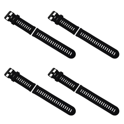 4X for  Fenix 3 HR Soft Silicone Strap Replacement Wrist Watch Band+Tool Kits Black 1