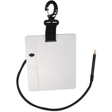 Duik Onderwater Schrijven Leisteenduiken Wordpad-Uitrustingsbord met Draaibare Clip en Potlood voor Watersportduiken Zwemmen