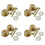8pcs Golden Strap Button W/ Mounting Screw for Guitar Mandolin 1