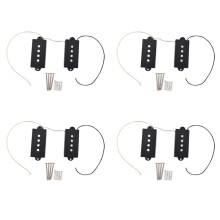 4X Pb P Bass Pickup Humbucker Pickup voor 4-Snarige P Bass Vervangende Basgitaar Onderdeel, Zwart