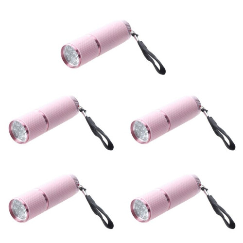 5X Outdoor   Rubber Coated 9-LED Flashlight Torch