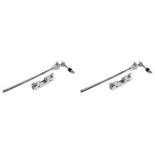 2X Drum Pad Stand Kit Drum Water Cymbal Rack Universal Clamp Connector Cymbal Half Section Cymbal Rack Expansion Rack