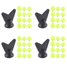 48Pcs Football Shoe Spikes Soccer Boot Cleats M5 Threading Screw 7mm 10mm Anti Slip Replacement Studs Green