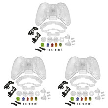 3X Crystal Shell Compatible with 360 Wireless Controller , Clear