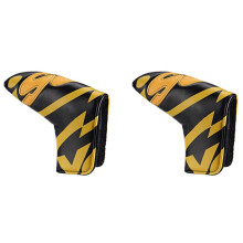 2X Club Blade Putter Cover Headcover with PU Leather Closure,Yes Printed Patterned Accessories