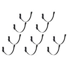 10X Hockeyhelm Kinnriemen Einzelner Schnappschuss Eishockeyhelm Kinnriemen Abnehmbarer Kinnriemen Hockey Helm Zubehör