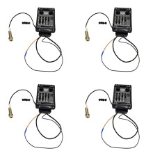 4X Guitar Pickups Prefix -T Onboard Preamp Matrix Acoustic Pickup EQ Equalizer with Tuner Soft Piezo