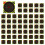 200pcs Fluorescent Green Target Stickers Bow and Stickers 1