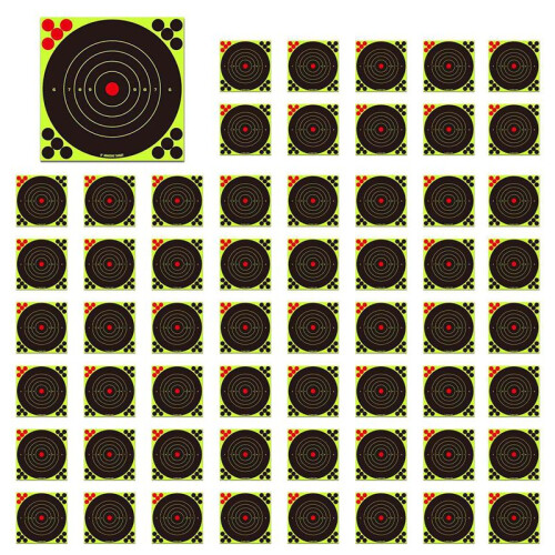 200pcs Fluorescent Green Target Stickers Bow and Stickers
