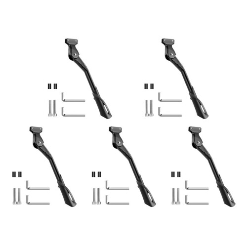 5X para 20 Polegadas 24 Polegadas 26 Polegadas Suporte de Bicicleta Elétrica Suporte de Suporte de Suporte Lateral Ajustável Peças de Suporte de