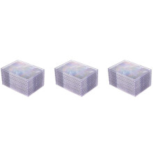 Kaartenhoezen Bovenladers 30 Harde Plastic Kaartbeschermers Doorzichtige Kaartsteen + 6 Displaystandaards