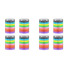72Pcs Jesus Loves You Silicone Wristbands Colorful Rubber Bracelets Christian Silicone Wristbands Adult Youth