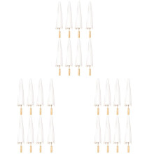 24PCS Paper Parasol Wedding Umbrella Party Favor 60cm Bamboo Umbrellas for Bridal Shower Centerpieces Photo Props