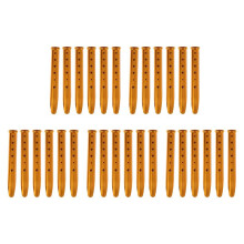30Pcs Snow and Sand Tent Stakes Pegs Aluminum Alloy U-Shaped Pegs Tent Nails for Camping Hiking Backpacking
