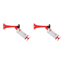 2X Tromba Ad Aria Portatile, Nel Alluminio = 1 = 1 = Tromba Ad Aria Portatile Portatile Nel ABS, Tromba di Sicurezza Ad Alto Rumore per Eventi