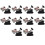 10X 2 Band Active Bass Guitar EQ Equalizer Preamp Circuit Pickup Black 1