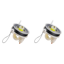 2 Pcs Trip Wire Reusable Reel (85ft),Trip Wire for Perimeter Trip Alarm 12 Gauge and Trip Wire Alarm