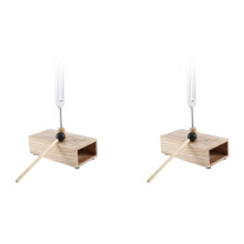 2X 442HZ Tuning Fork, Tuning Fork Resonance Box, Chakra Tuning Forks for Sound Therapy, Yoga, Meditation and Relaxation