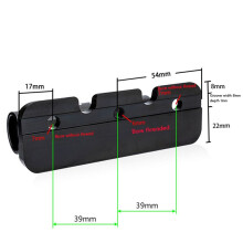 2X Bicycle Rack Car Roof-Top Mount Racks Road Bike Carrier Front Fork Quick Release Fixed Clip Parking Rack Bracket
