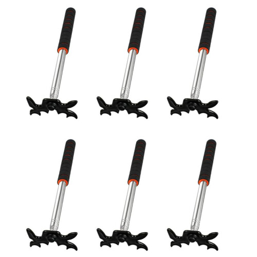 6X Retractable Billiard Cue Stick Bridge with Bridge , Billiard Pool Cue Accessory for Pool Table,Bridge ,Black